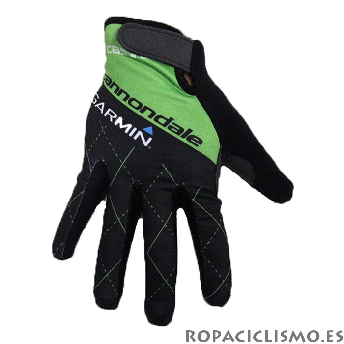 2020 Cannondale Garmin Guantes Largos Negro Verde